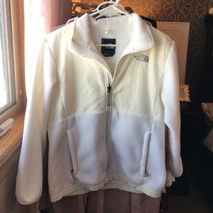 Girls White North Face Jacket
